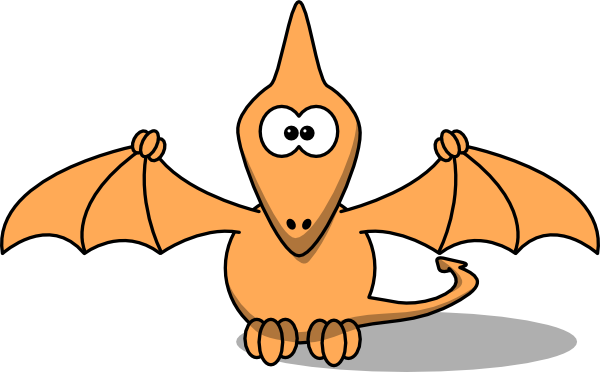 Flying Dinosaur Clip Art (600x372)