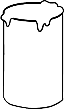 Drawn Candle Simple - Drawing (680x678)