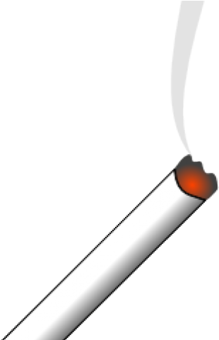 Cigarette Clipart Animated - Cartoon Cigarette (640x480)