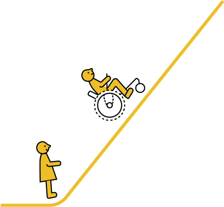 Grit Icon Uphill - Cartoon (1000x961)
