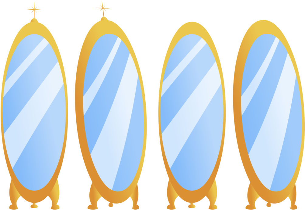 Mlp Resource Mirror - Mlp Mirror Vector (1024x712)