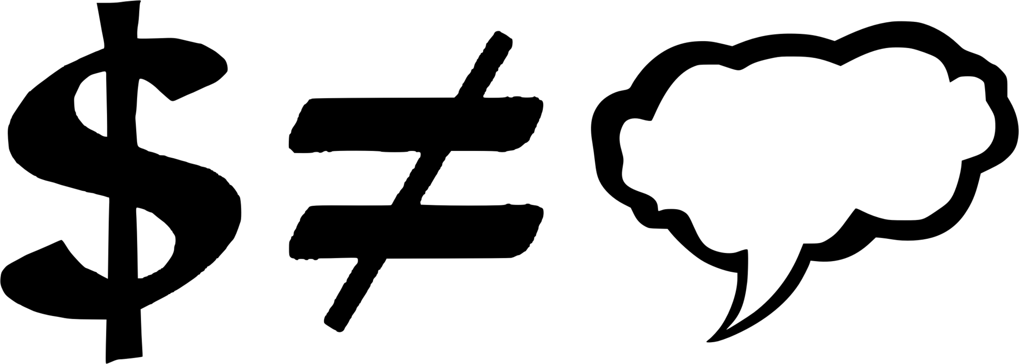 Speech Balloon Callout Sambad - Speaking Bubble (2095x750)