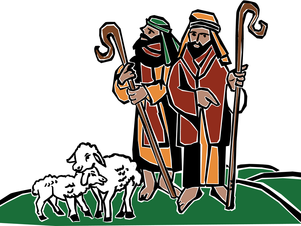 Sheep Without A Eugene - Shepherds Watching Their Sheep Clipart (1024x768)