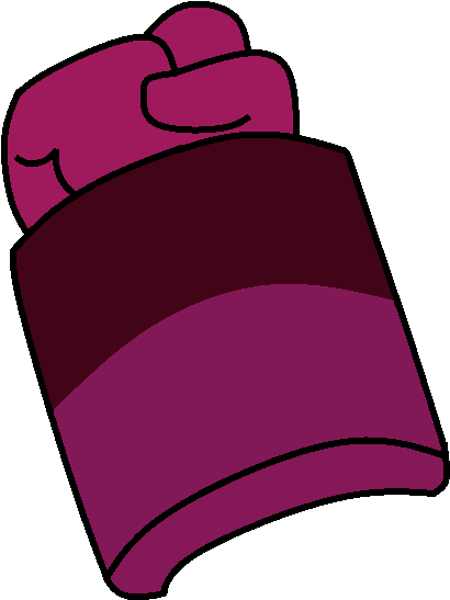 Banner Black And White Image Ruby Glove Render Png - Ruby Gauntlet Steven Universe (441x549)