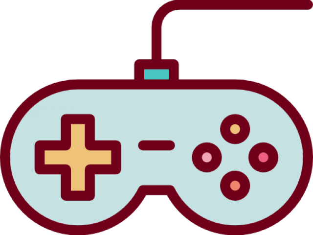 Game Controller Outline Vector (640x480)