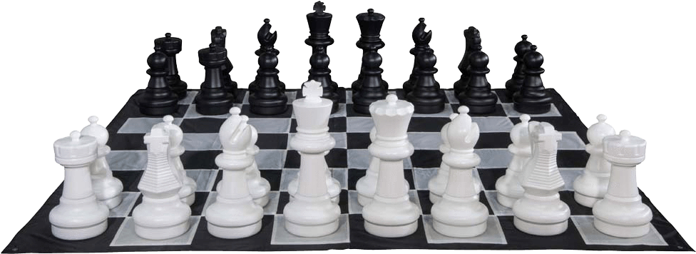 Plastic Set With King - Chess (1000x1000)
