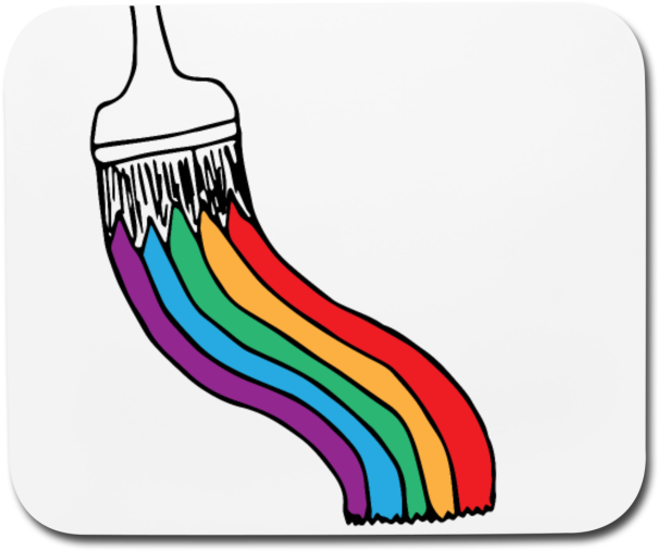 Paint Brush Clipart Thin - Graphic Design (650x650)
