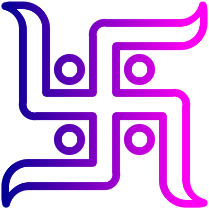 Swastik, Godess, Laxmi, Saraswati, Ganesh, Diwali, - Swastik Line Art Png (512x512)