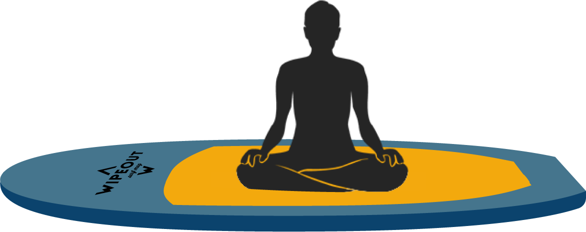 Surf Clipart Wipeout - Sitting (1171x464)