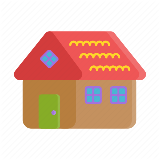 Cottage Vector Christmas - Illustration (512x512)