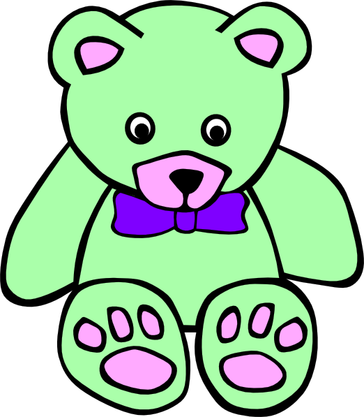Teddy Bear Colouring Pages (522x597)