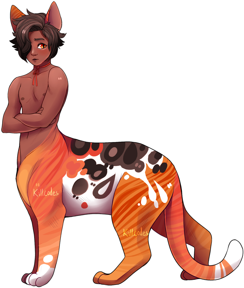 Calico Centaur - Cartoon (825x969)