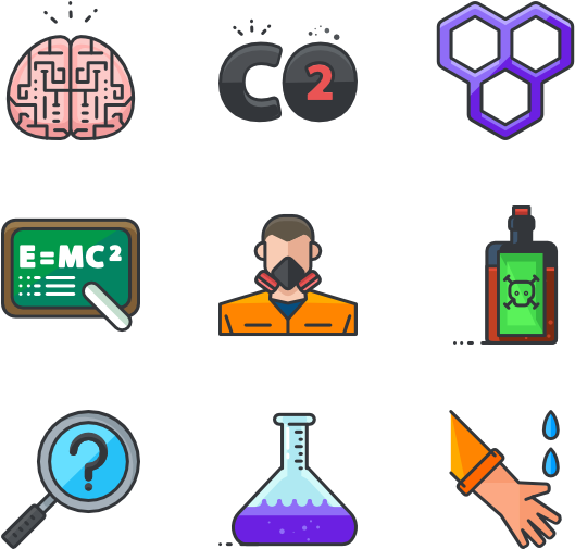Science - Disco Icons (600x564)
