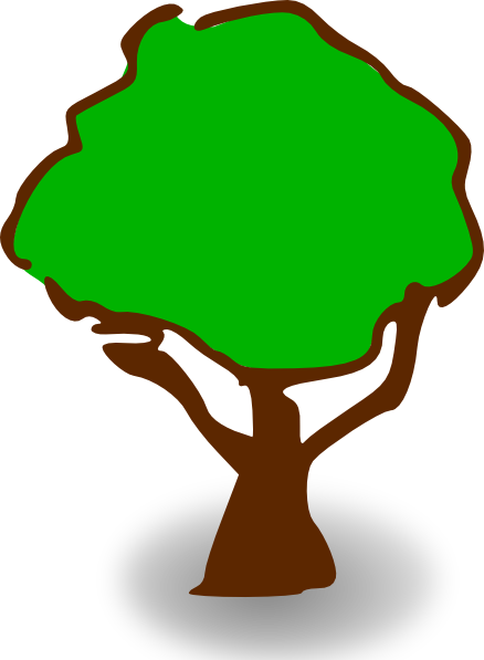 Tree Clip Art (438x597)