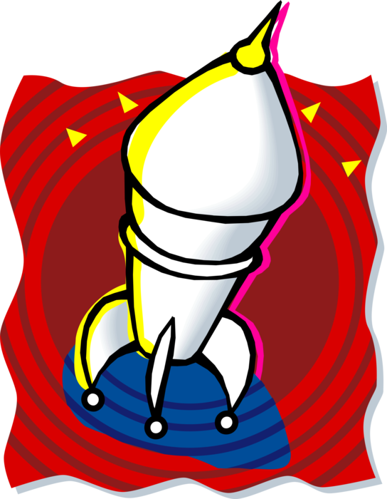Rocketship Vector Rocket Blast - Rocketship Vector Rocket Blast (544x700)
