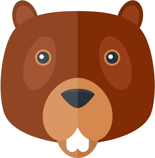 Beaver Head Png File - Portable Network Graphics (512x512)