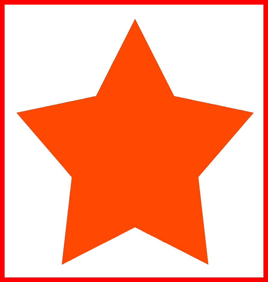 Colorful Star Vector Transparent Library - Circle (891x938)