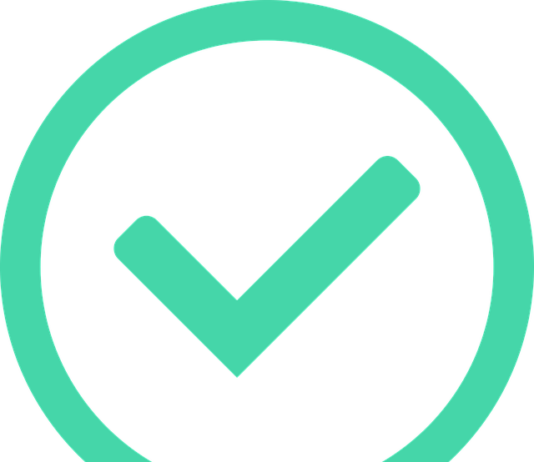 Check Mark Vector - Circle (534x462)