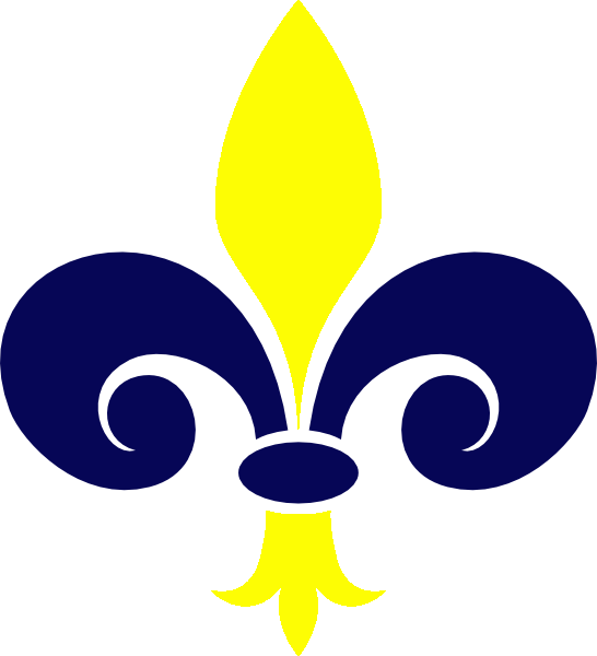 Fleur De Lis Clip Art (546x600)