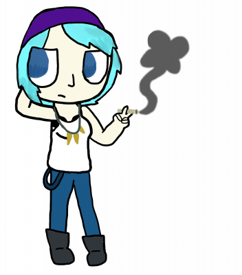 Chloe Price - Cartoon (352x400)