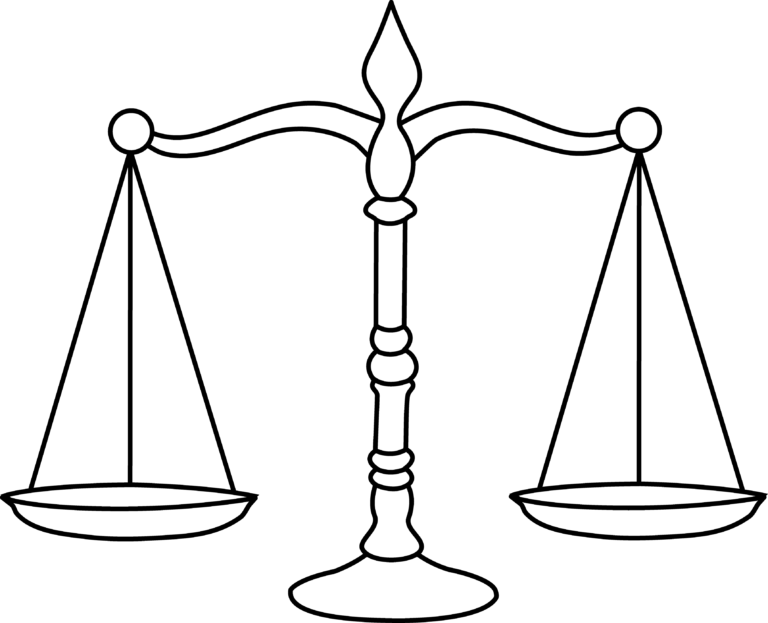 Clip Art Beam Balance (768x623)