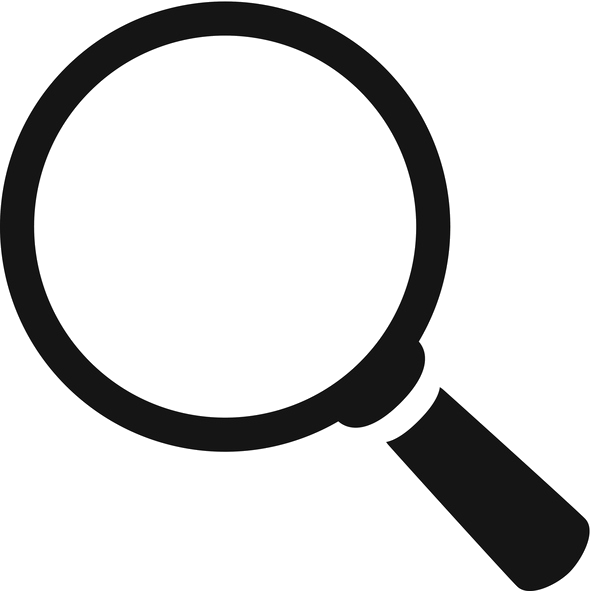 Magnifying Glass Icon Simple (591x591)