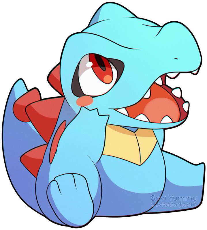 Goals - Totodile Chibi (800x800)