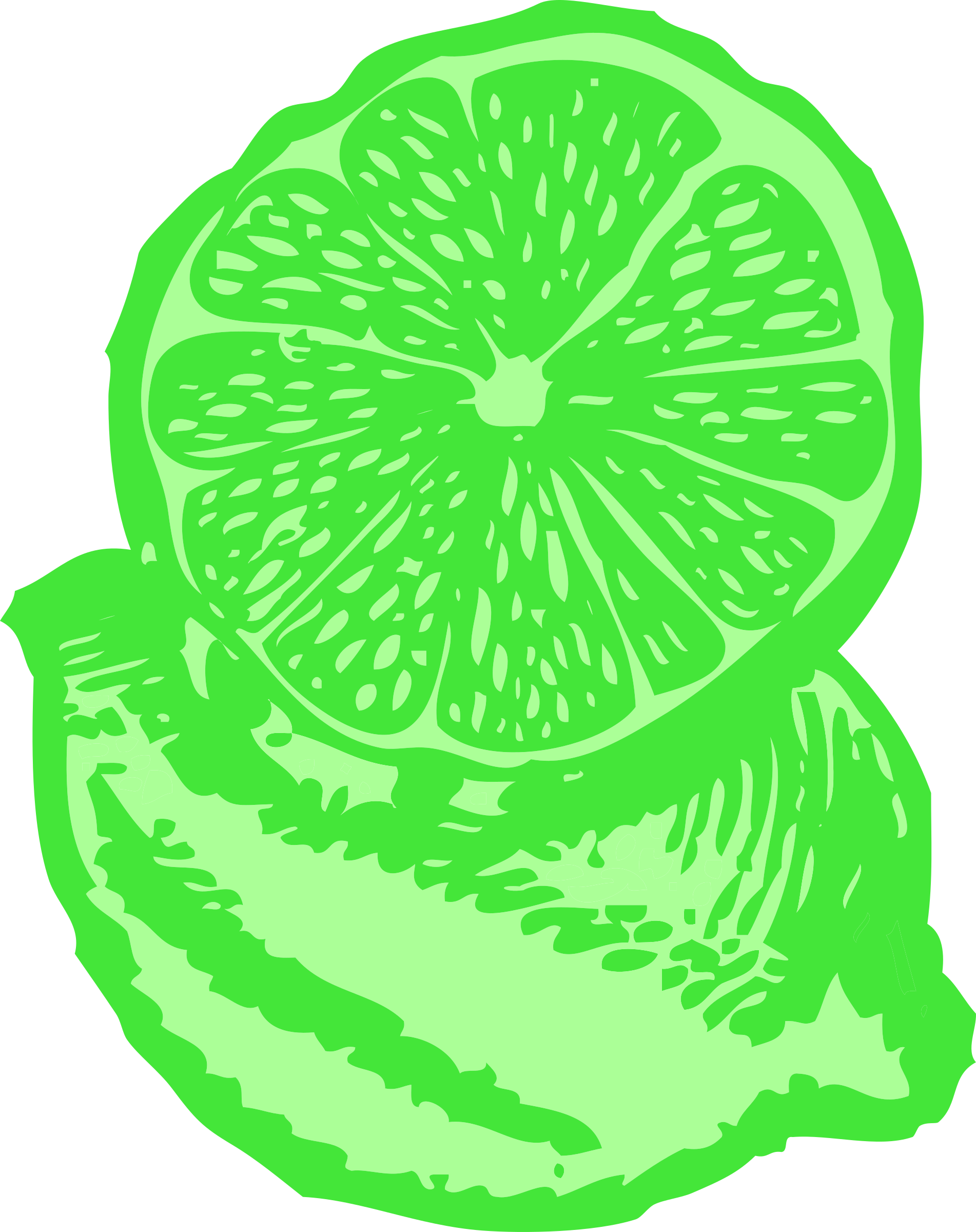 Big Image - Cartoon Lemons (1902x2400)