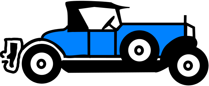 Blue Old Car - Car Svg (715x296)