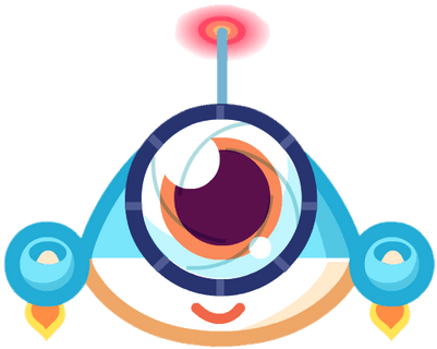 Blinki The All Seeing Moment Muncher - Circle (400x400)