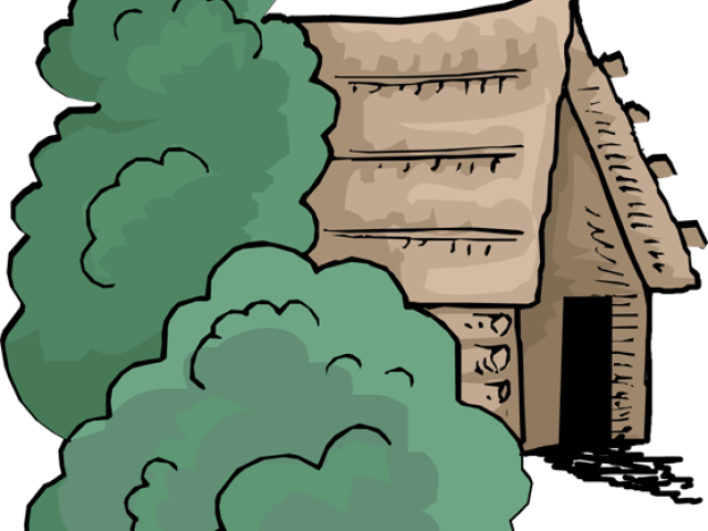 Cottage Clipart Mountain - Cartoon (640x480)
