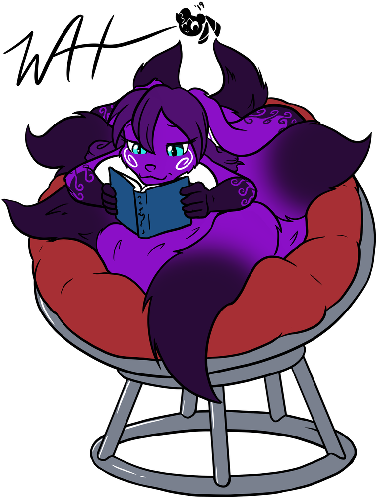 Kiri's Quiet Time By - Illustration (786x1017)