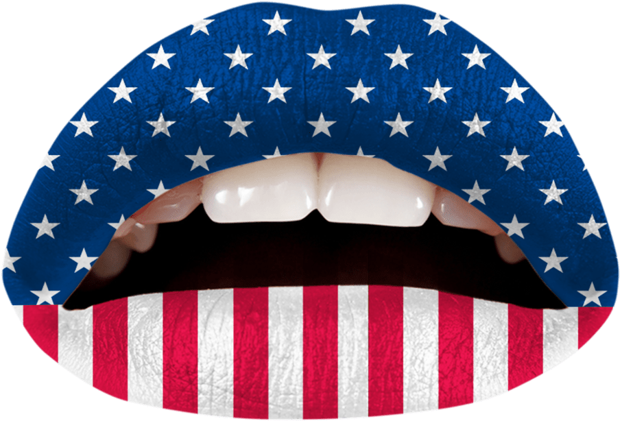 American Flag Lips - American Flag Lips (1024x1024)