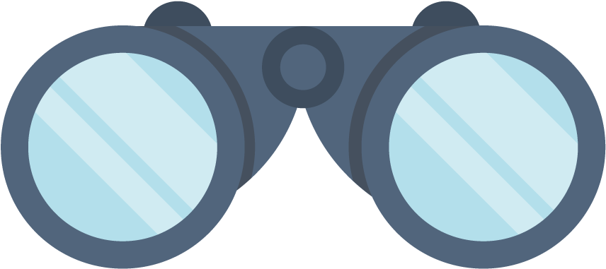 Engine Web Search Google Console Vector Website Clipart - Binoculars (1001x1001)