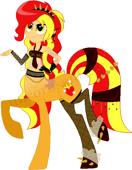 Sakurablitz, Centaur, Heart, Oc, Oc - Cartoon (458x569)