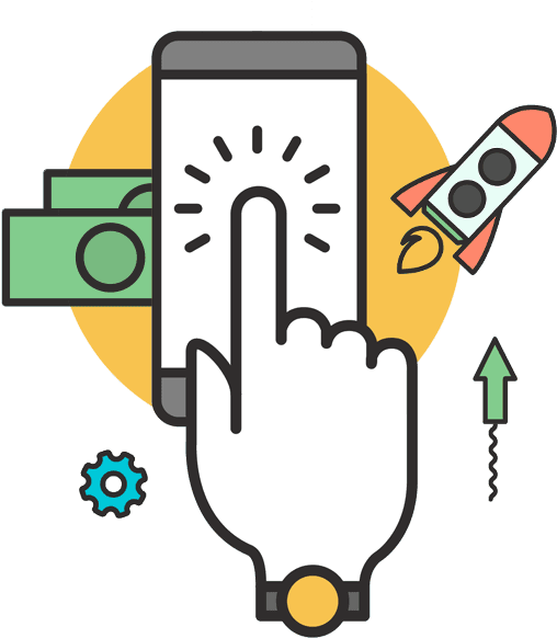 Filter Your Leads Based On The Data You Forward To - Pay Per Click Vector Png (507x602)