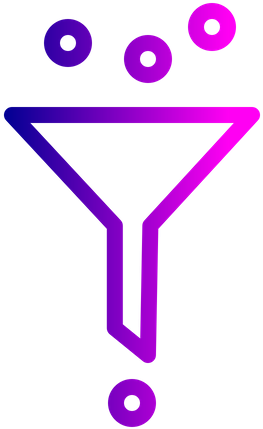 Data, Science, Filter, Conversion, Funnel, Seo, Traffic - Icon (512x512)