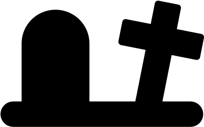 Halloween Graveyard Vector - Graveyard Symbol (400x400)
