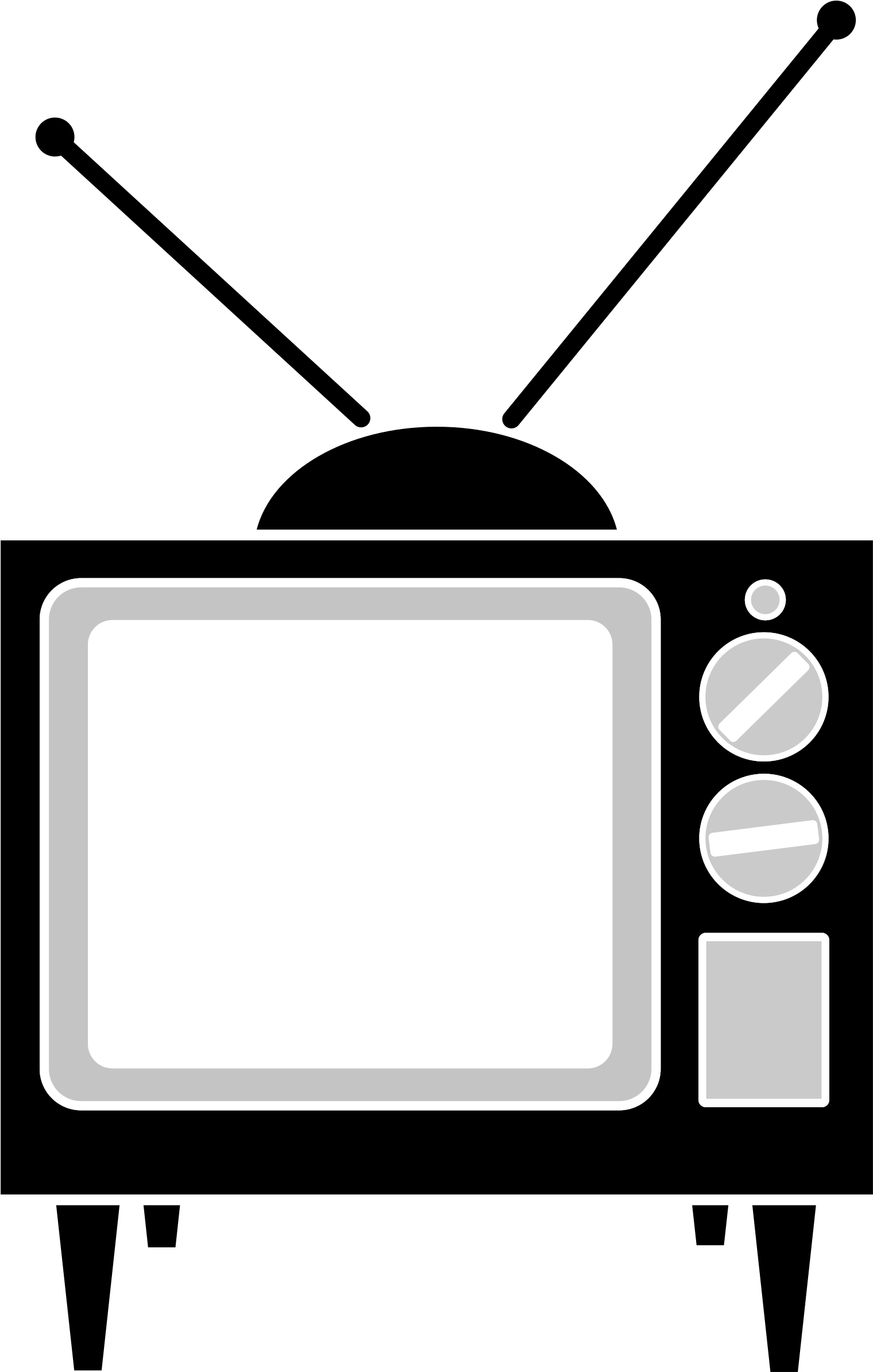 Big Image - Television Vector (1543x2400)