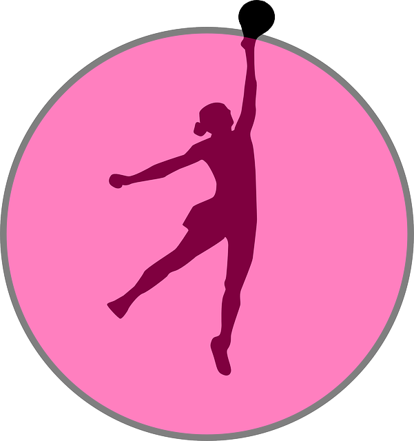 Gbb - Netball Silhouette (1202x1280)