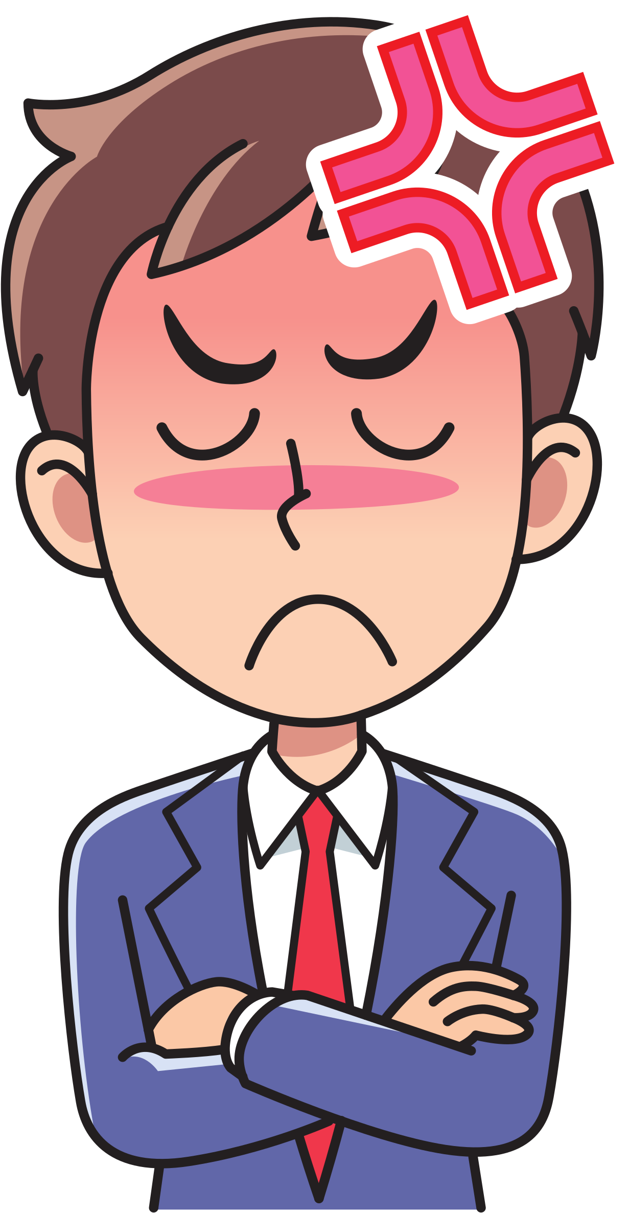 Big Image - Angry Clipart (1258x2400)