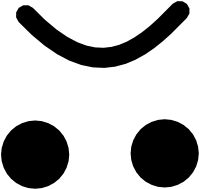 Face Man Turned Around Alpha - Circle (600x237)