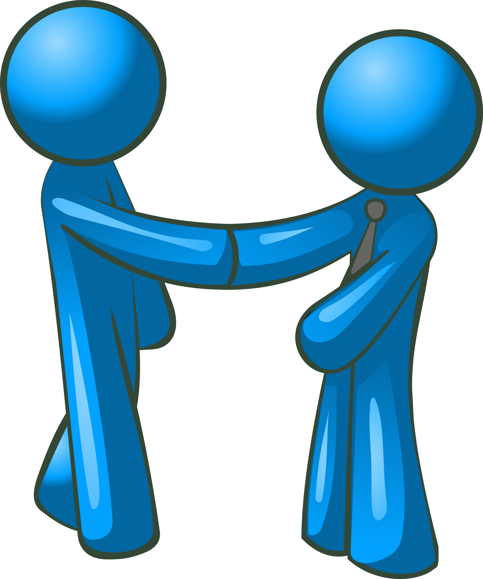 Men Shacking Hand Version - Shaking Hands Clip Art (2000x2400)