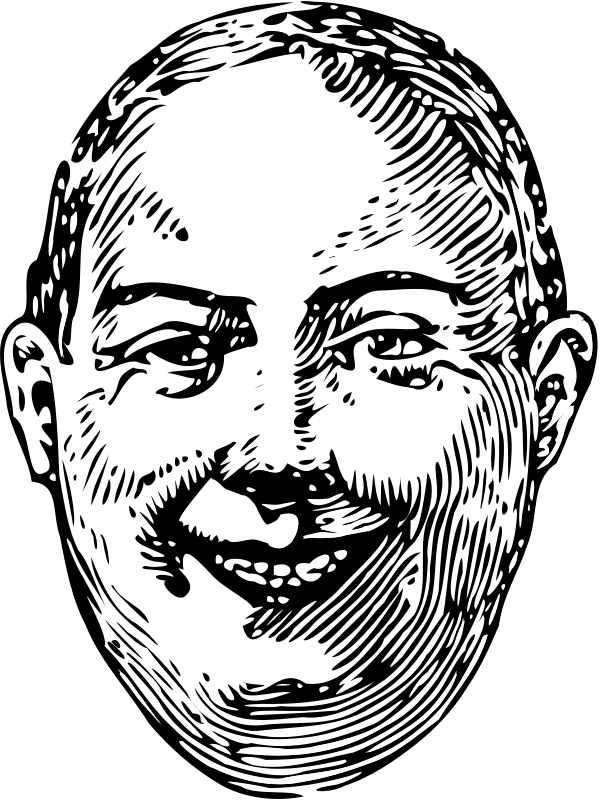 Black Fat Man Drawing (600x800)