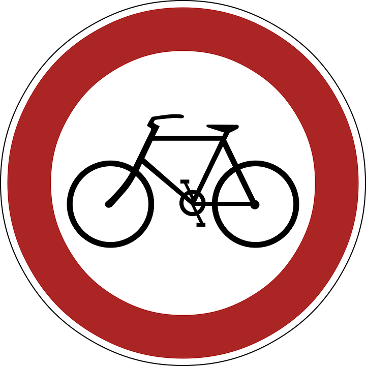 Download - Bicycle Parking Sign Vector (720x720)