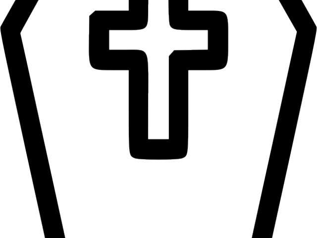 Coffin Clipart Rest In Peace - Vector Graphics (640x480)