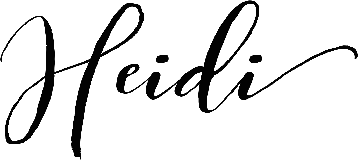 Heidi Dean - Name Heidi In Calligraphy (1470x646)