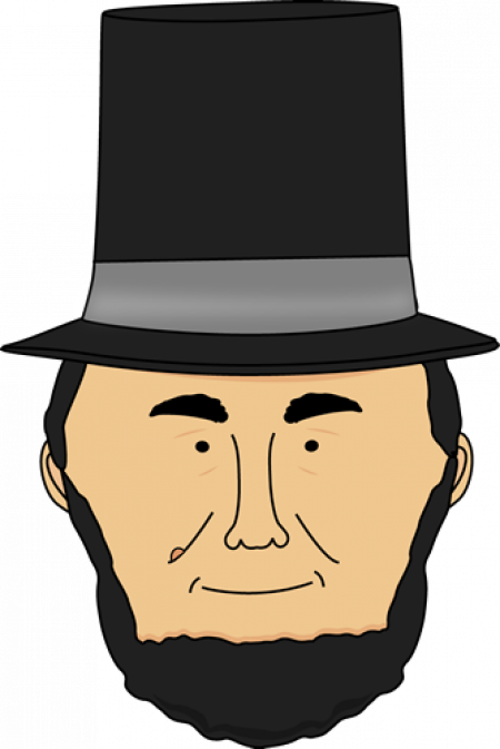 Abraham Lincoln Clipart (450x673)