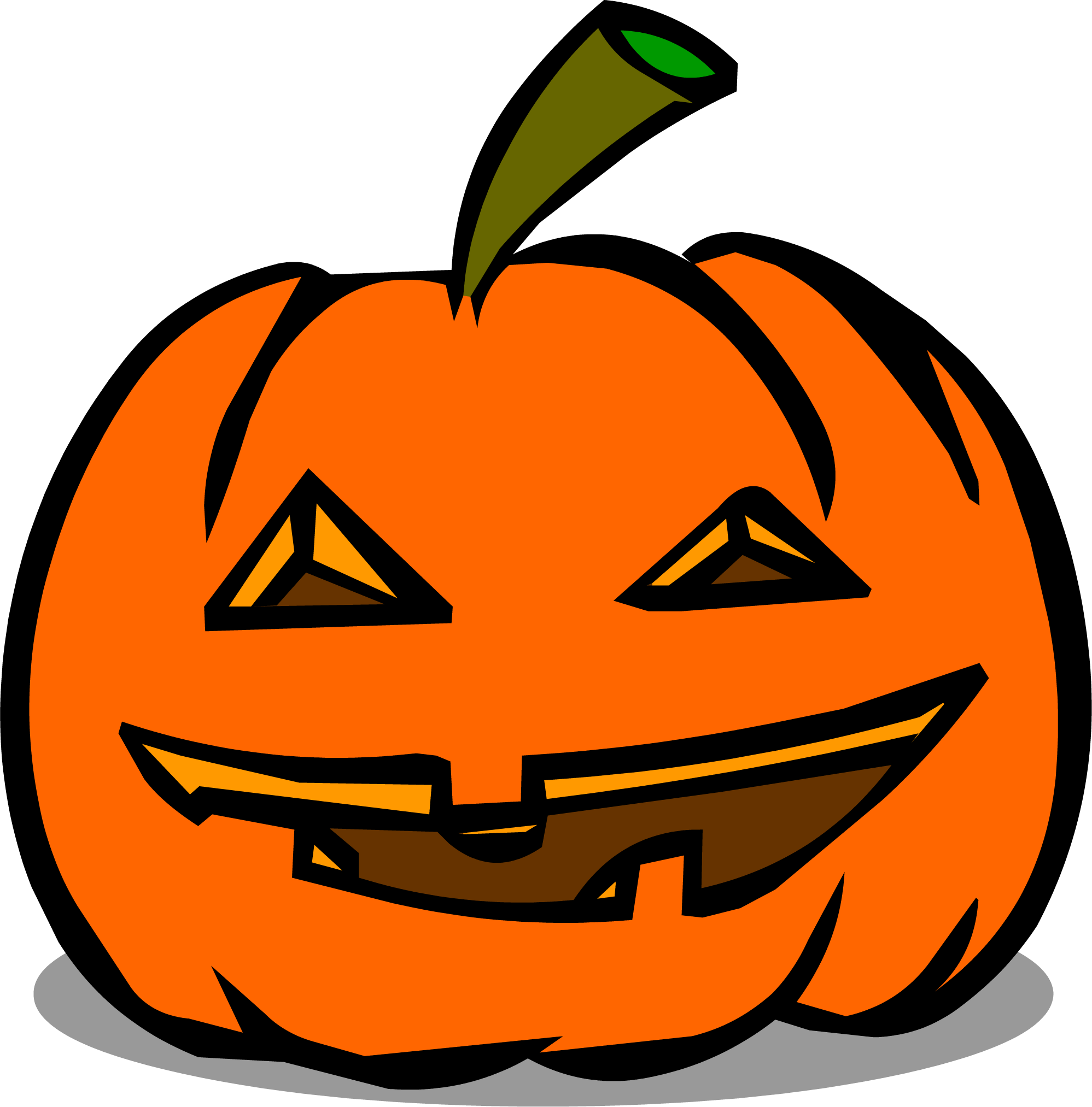 Happy Jack O Lantern Sprite 002 - Jack O Lantern Sprite (1997x2026)