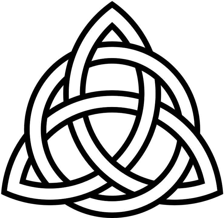 Tribal Clipart Celtic - Celtic Trinity Knot (774x720)